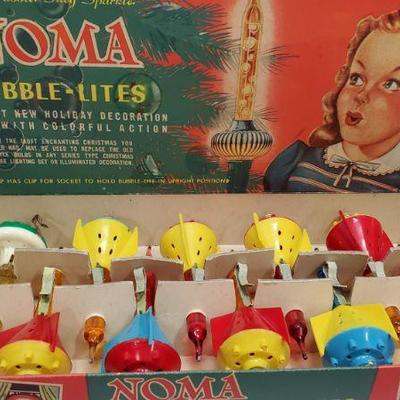 2 Sets of Vintage Bubble Lights, Noma Bubble Lites, Original Boxes
