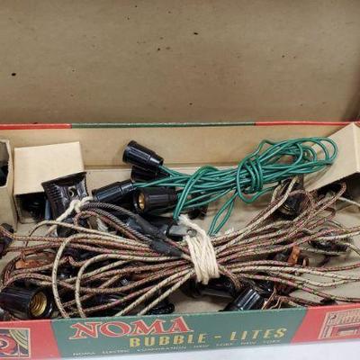 2 Sets of Vintage Bubble Lights, Noma Bubble Lites, Original Boxes