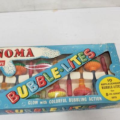 2 Sets of Vintage Bubble Lights, Noma Bubble Lites, Original Boxes