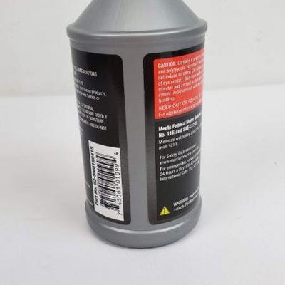 Dot 4 Brake Fluid, Quick Silver Powersports Lubricants, 12 FL. OZ, Qty 12 - New