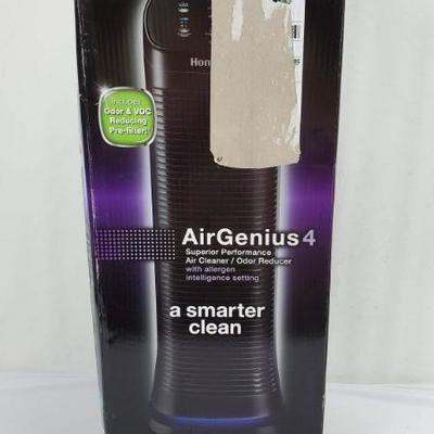 Honeywell AirGenius 4 Air Cleaner/Odor Reducer, Open Box - New
