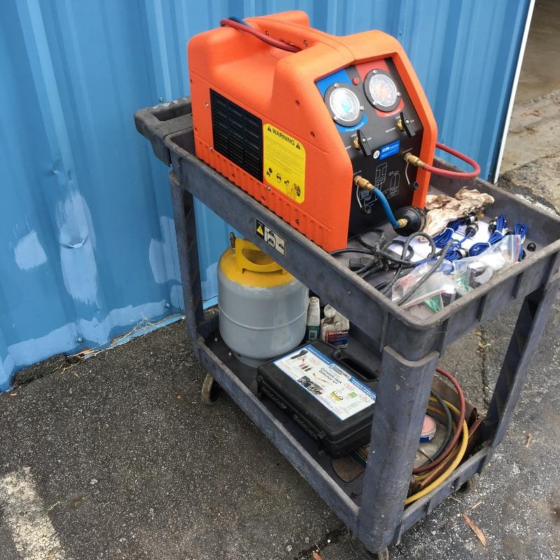 Lot 4 Refrigerant Recovery Machine & More