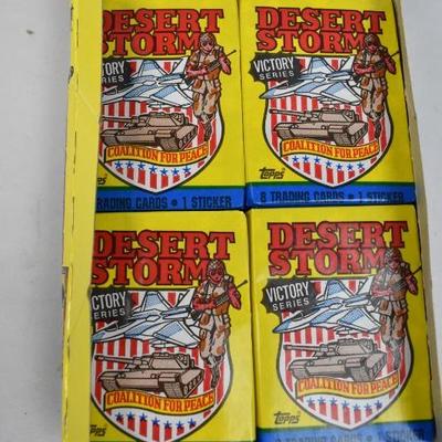 Topps Desert Storm Trading Cards/Stickers 36 Packs