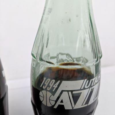 5 Collectable Coca-Cola Glass Bottles
