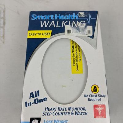 Smart Health Walking Heart Rate Monitor, Step Counter & Watch