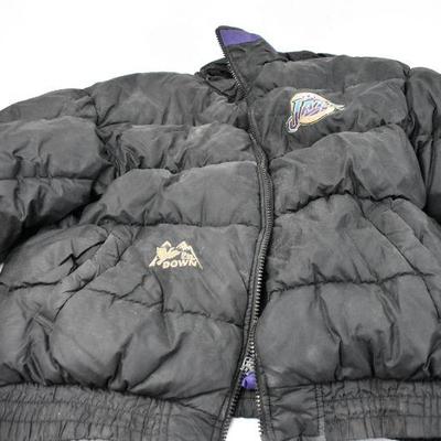 NBA Utah Jazz Winter Coat size Large - needs Cleaning