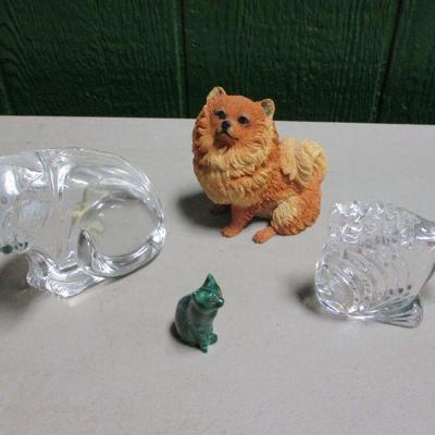 Lot 44 - Animals - Crystal - Jade - Ceramic 