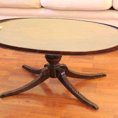 Lot 11 Vintage Oval Coffee Table