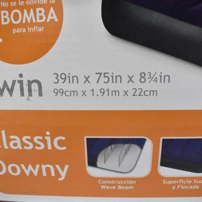 Intex Classic Downy Twin Air Mattress - New, Opened Box