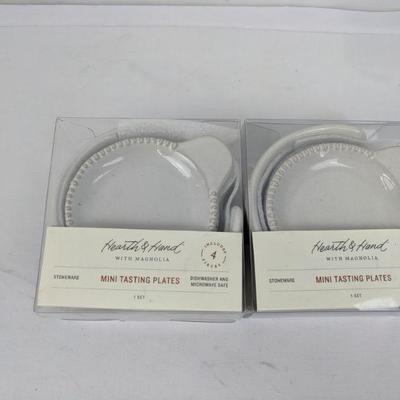 Hearth & Hand Mini Tasting Plates, Set of 2 - New