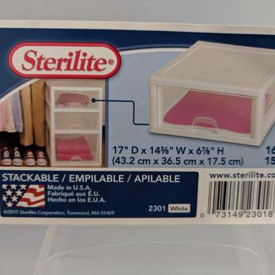 Sterilite 6 Drawers Stackable Storage - New