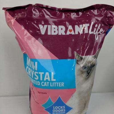 Vibrant Life Mini Crystal Cat Litter 8 Lbs - New