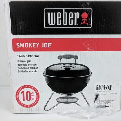 Weber Smokey Joe Charcoal Grill - New, Opened Box 