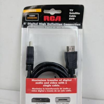 RCA HDMI Standard 6' Digital High Def Connection - New