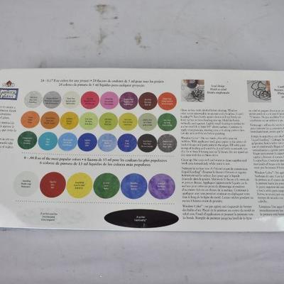 Value Paint Set Gallery Glass for a Stained Glass Look, 31 Colors - New
