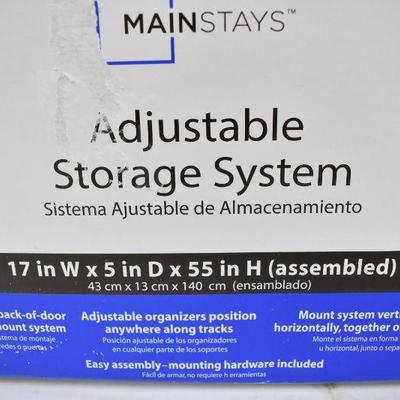 Mainstays Adjustable Storage System 14 pc - New