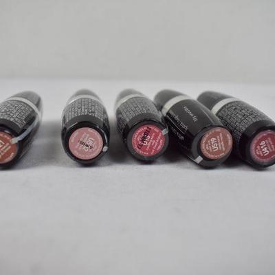 5 Avon Lipstick, Various Colors - New