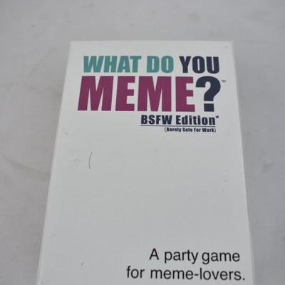 What Do You Meme? Game, BSFW Edition - New