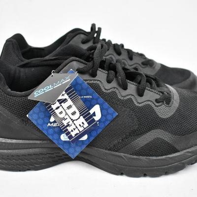 Men's Fila Wide Fit Shoes Black Size 9 1/2 - New