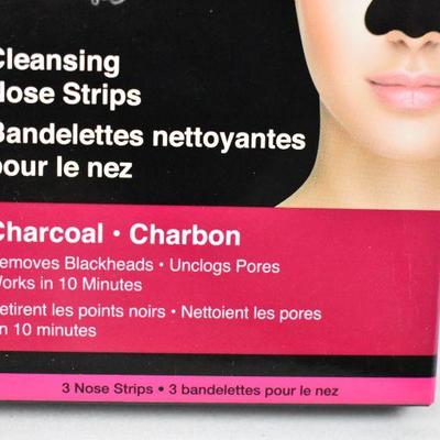 Global Beauty Care Cleansing Nose Strips 2 packages of 3 strips each - New