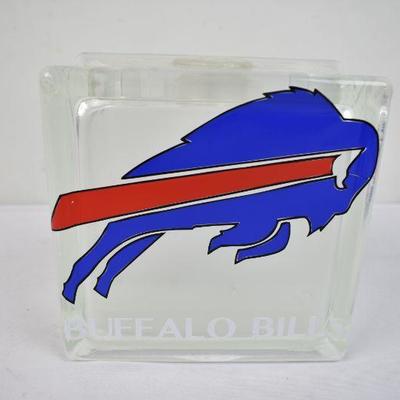 Buffalo Bills Glass Piggy Bank