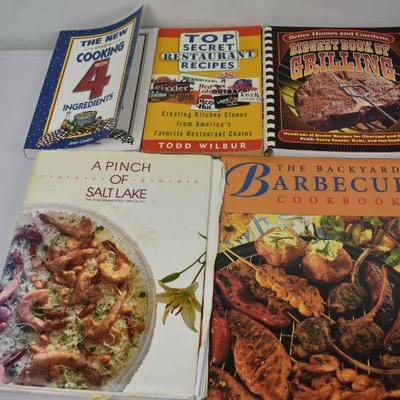 5 Cook Books: Cooking With 4 Ingredients - The Backyard BBQ Cookbook