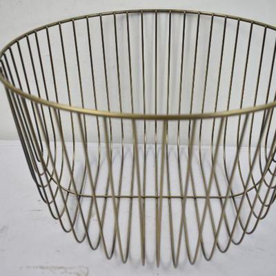 Bronze Metal Basket