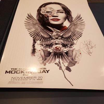 Mocking Jay Poster Signed $50