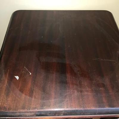 Vintage Mhoagany Display Table  