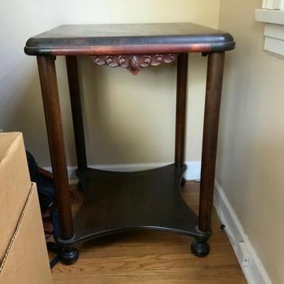 Vintage Mhoagany Display Table  