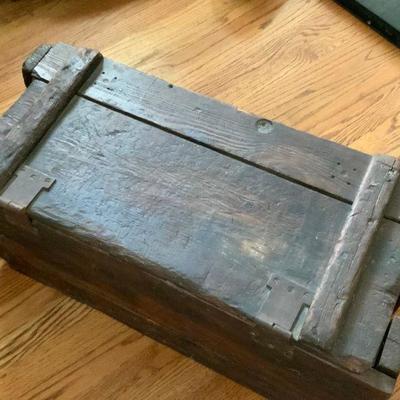 Vintage Wooden Storage Box