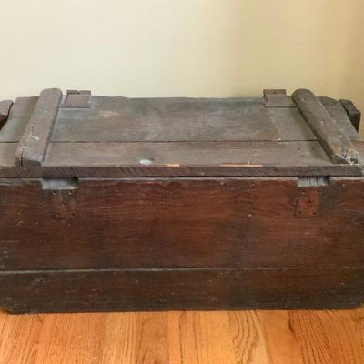 Vintage Wooden Storage Box