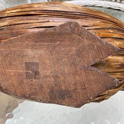 Vintage Hand Made Wood & Bristle Duck Decoration 