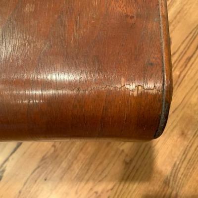 Vintage Mission Style Teak or Mohagany Wood End Table 