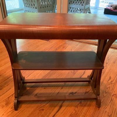 Vintage Mission Style Teak or Mohagany Wood End Table 