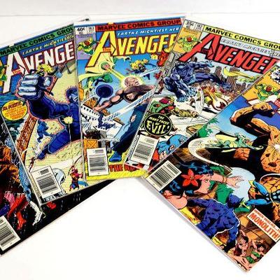 AVENGERS #180 182 183 184 185 Bronze Age Comic Books Set Marvel Comics 1979