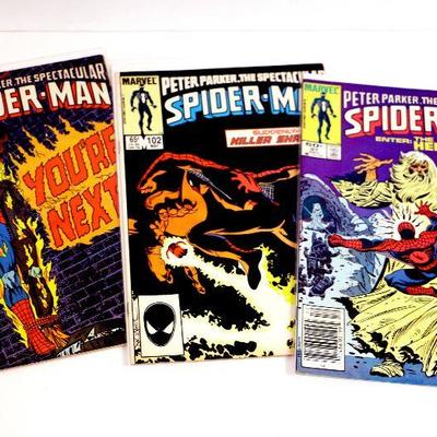 Peter Parker Spectacular SPIDER-MAN #97 #102 #103 Marvel Comics 1984/85