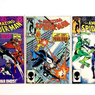AMAZING SPIDER-MAN #266 #269 #288 Marvel Comics 1985-87