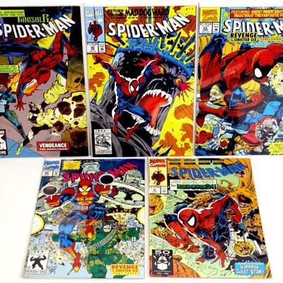 SPIDER-MAN #6 #20 #23 #30 #34 Marvel Comics 1991-93