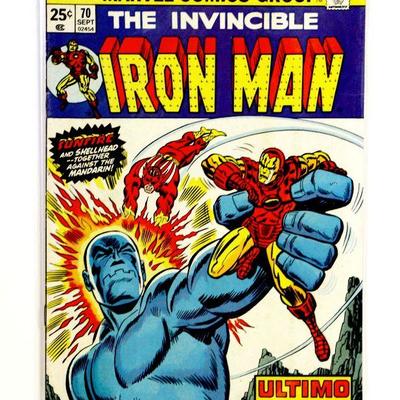IRON MAN #70 Bronze Age Key Issue Comic Book Marvel Comics 1974