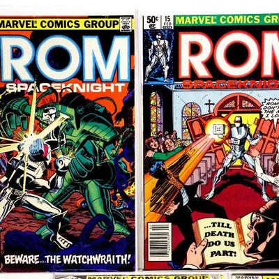 ROM #10 11 12 13 14 15 16 Bronze Age Comics Lot Marvel Comics 1980-81