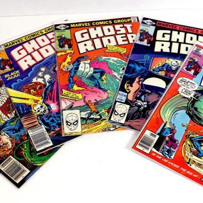 GHOST RIDER #57 #58 #59 #60 #80 Bronze Age Comic Book Set 1980-83