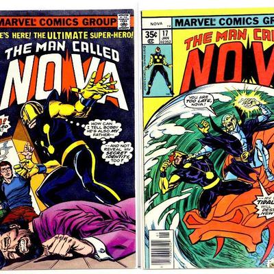 NOVA #13 #14 #17 #20 #21 #22 Bronze Age Comic Books Set Marvel Comics 1977/78