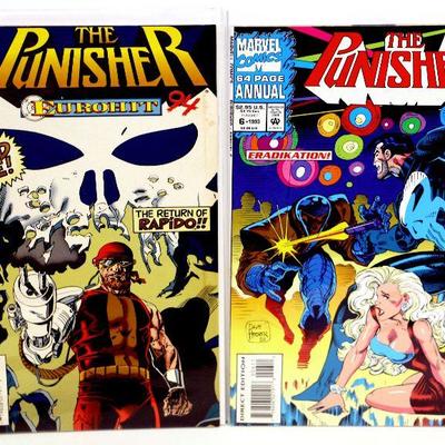 The PUNISHER Annual #15 #6 #7 Marvel Comics 1992-94 High Grade