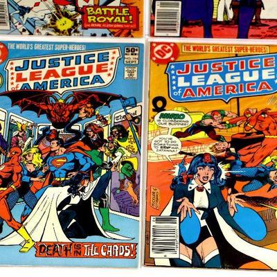 Justice League of America #191 194 198 204 Bronze Age Lot DC Comics 1981/82