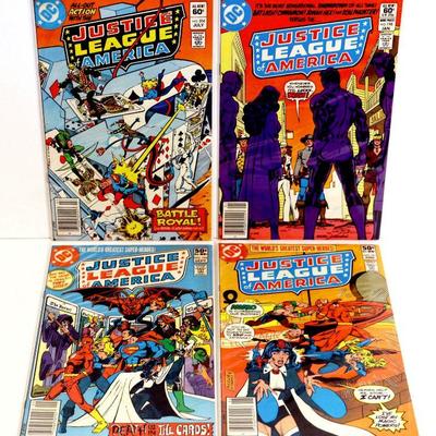 Justice League of America #191 194 198 204 Bronze Age Lot DC Comics 1981/82