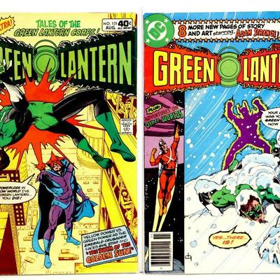 GREEN LANTERN #131 #134 Bronze Age Comic Books Set DC Comics 1980