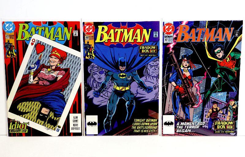 BATMAN #467 #468 #472 Comic Books Set DC Comics 1991 