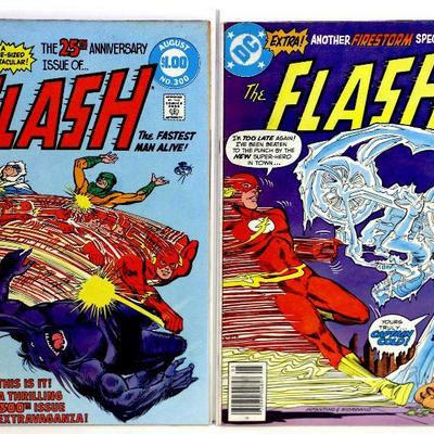 FLASH #280 281 283 288 297 300 Bronze Age Comic Books Set DC Comics 1979-81
