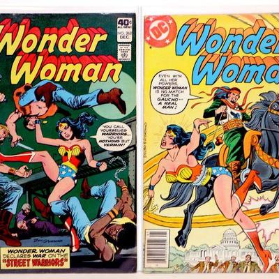 WONDER WOMAN #262 #263 Bronze Age Comic Books Set DC Comics 1979/80